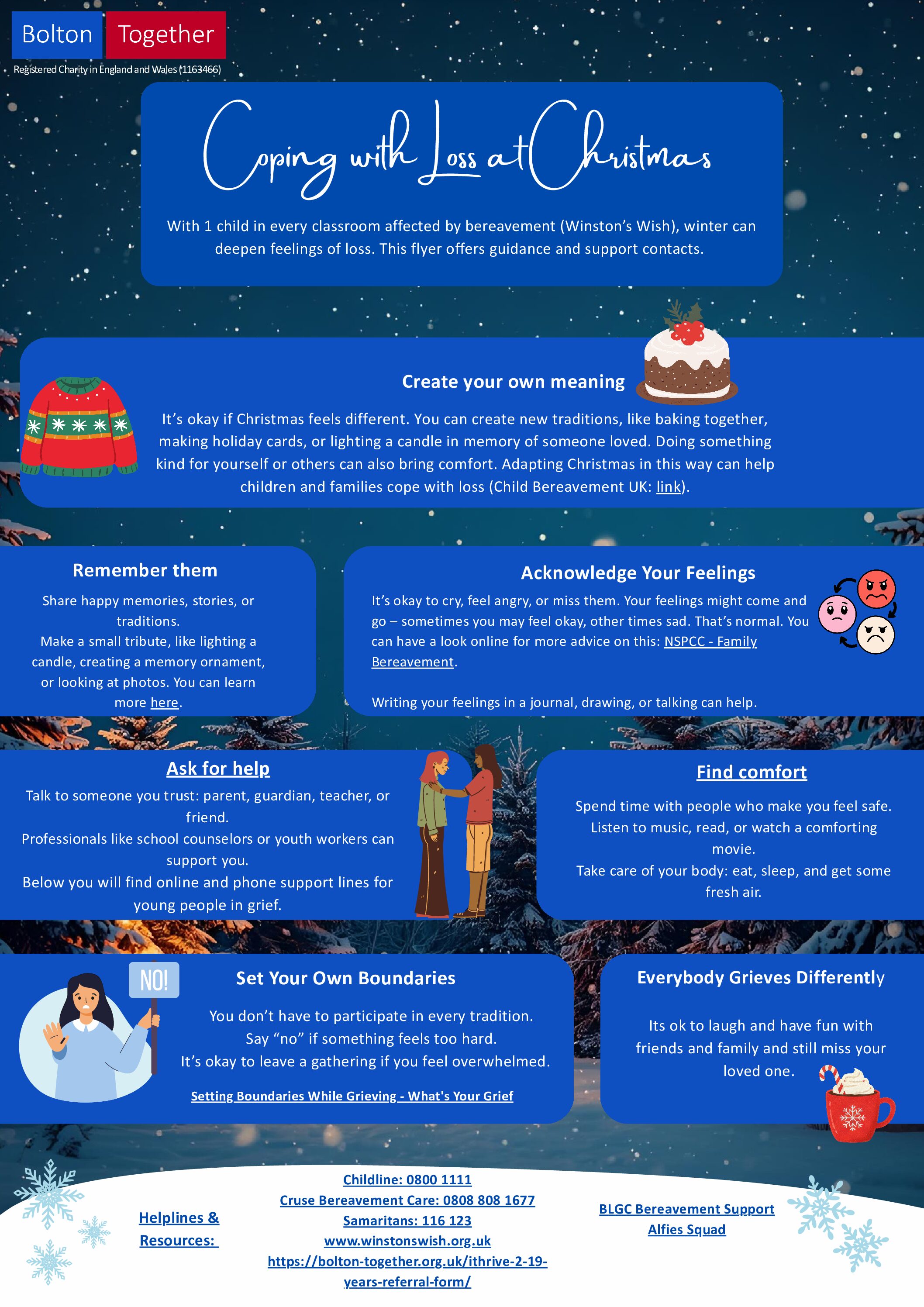 Coping with loss at Christmas