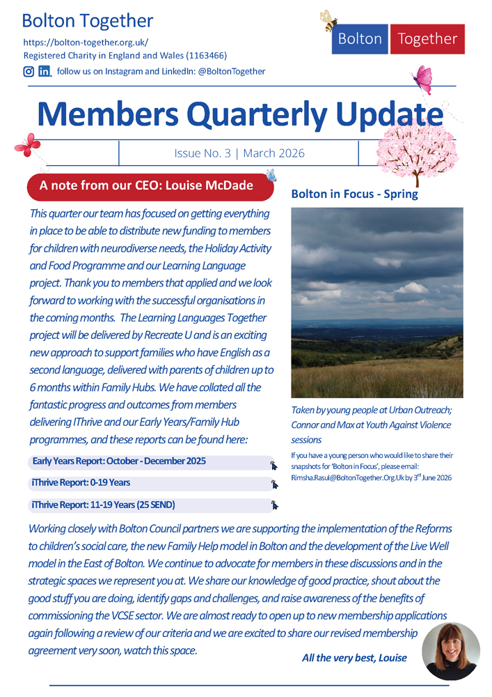 Members Quarterly Update - The Spring 2026 Issue
