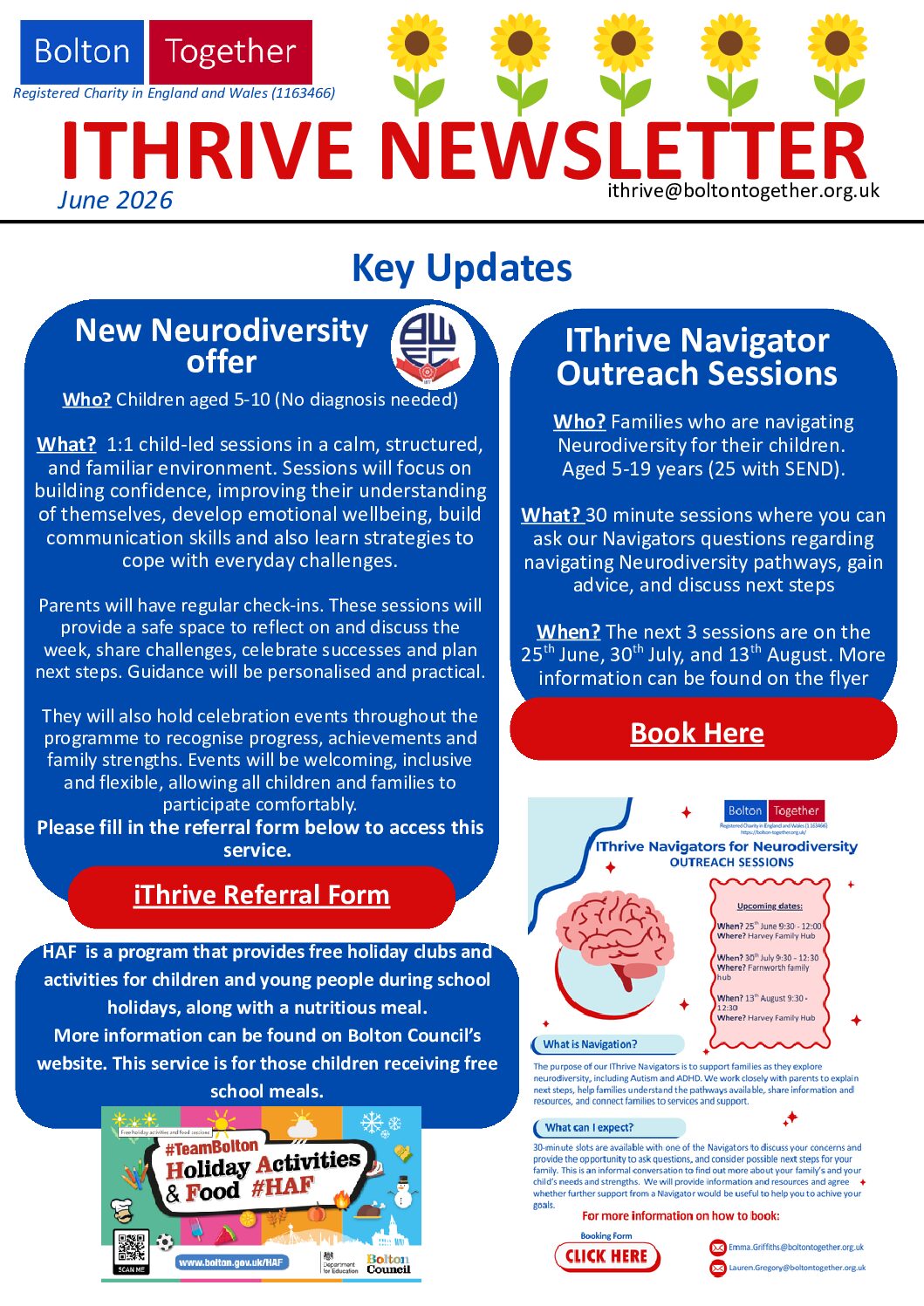 IThrive Hub Summer 2026 Newsletter