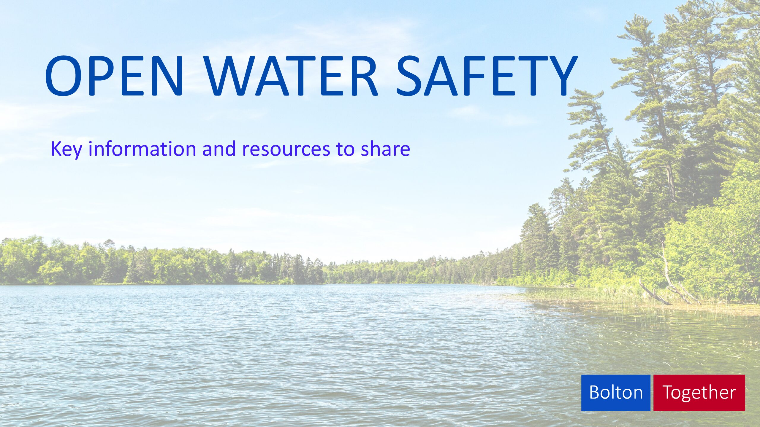 Open Water Safety Presentation